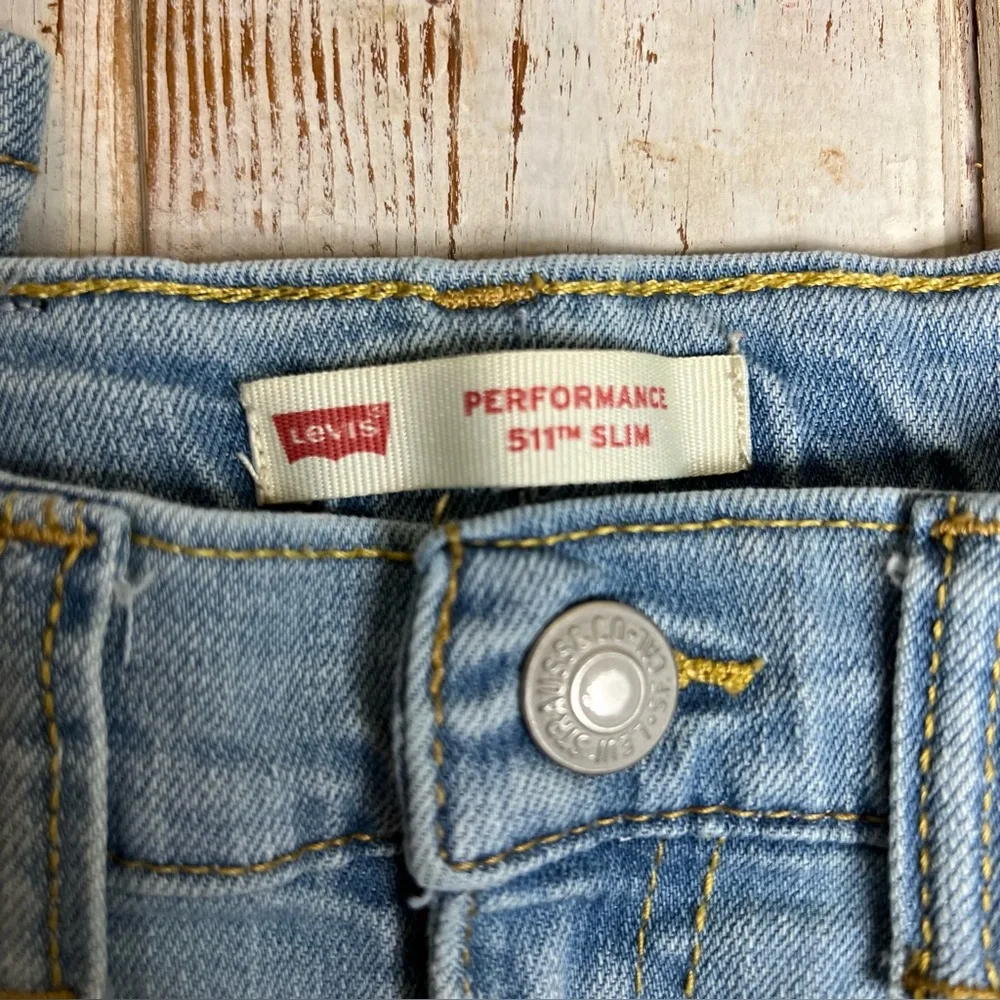 Levi's Boys 2-Pack 511 Slim Jeans - Light Blue and Khaki